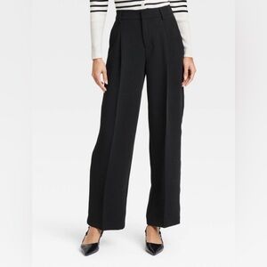 NWOT A New Day Women’s Signature Crepe Essential Trouser Pants Size 6 Black